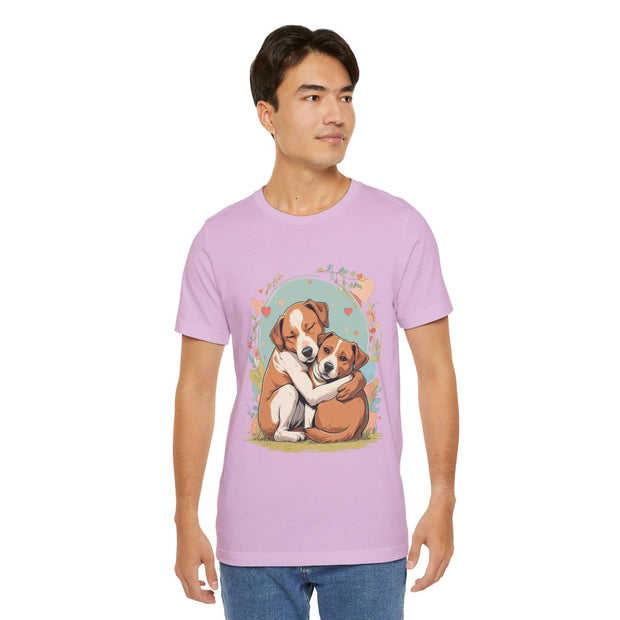 Cute Dog Love Short Sleeve Tee