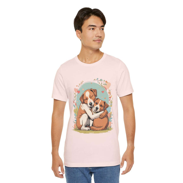 Cute Dog Love Short Sleeve Tee