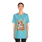 Cute Dog Love Short Sleeve Tee