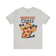 Pizza Workout Tee - Funny Slice Gym Shirt, Fitness Apparel, Pizza Lover Gift, Quirky Humor T-Shirt, Unisex Workout Wear