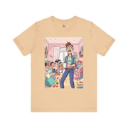 Funny Family Chaos Tee, Unisex Graphic Shirt, Parenting Humor T-Shirt, Ideal Gift for Dad, Quirky Casual Wear