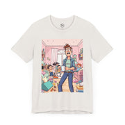 Funny Family Chaos Tee, Unisex Graphic Shirt, Parenting Humor T-Shirt, Ideal Gift for Dad, Quirky Casual Wear
