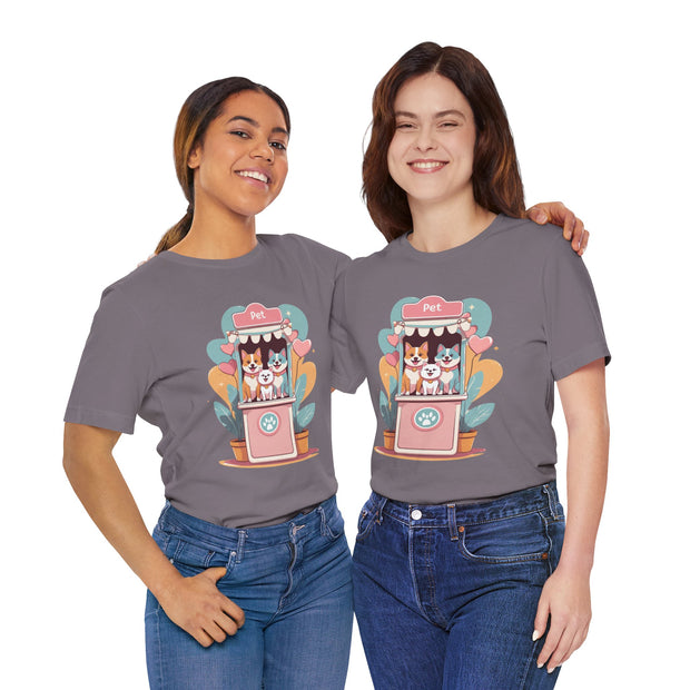 Cute Pet Adoption Jersey Tee