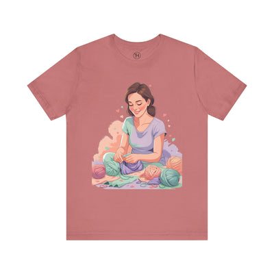 Crafty Vibes Unisex Tee - Perfect Gift for Crafters - Hover View
