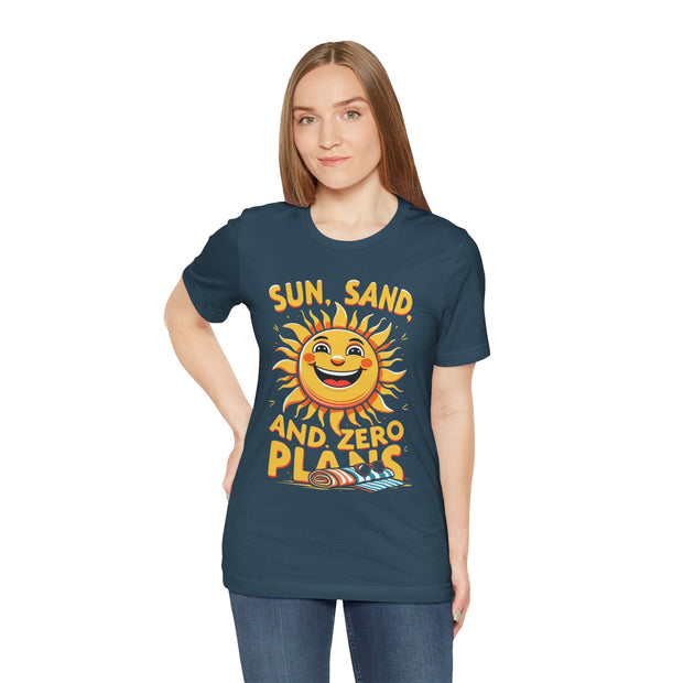 Sunny Vibes Tee | Unisex Short Sleeve Tee, Summer Shirt