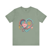 Pet Lover Tee - Heart Leash Unisex Jersey