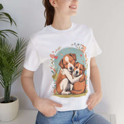 Cute Dog Love Short Sleeve Tee