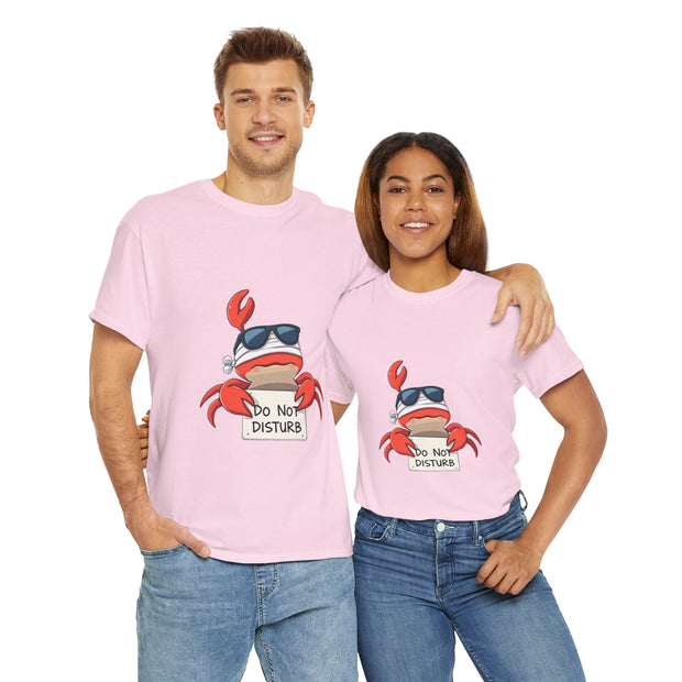 Playful Crab Graphic Tee, Relaxed Summer T-Shirt, Gift for Beach Lovers, Funny Casual Wear, Unique Gift Idea, Summer Vibes Shirt