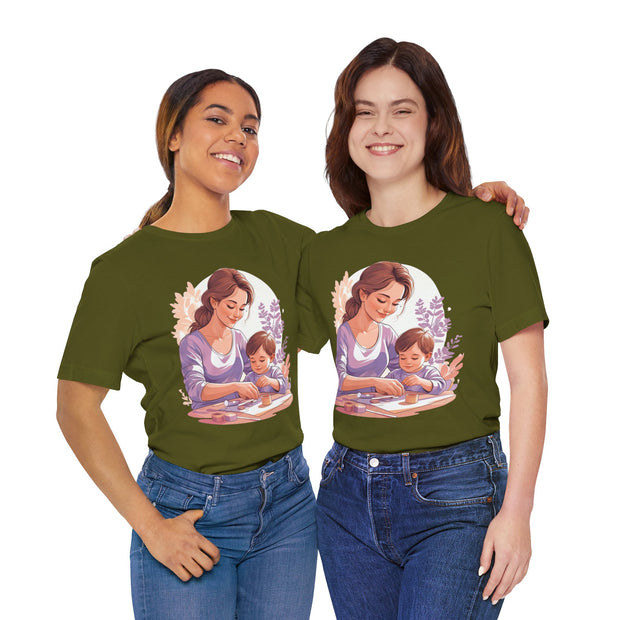 Mom & Child Art Tee