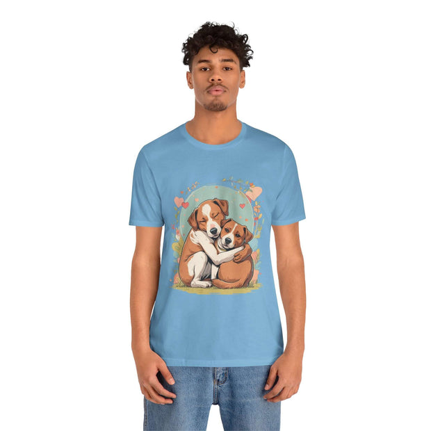 Cute Dog Love Short Sleeve Tee