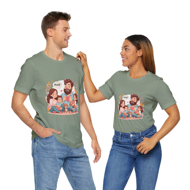 Family Love Unisex Jersey Tee - Father's Day and Mother's Day Gift Shirt