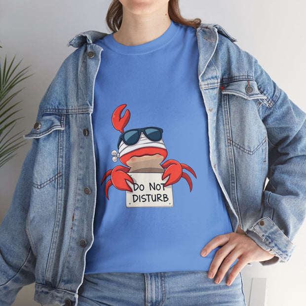 Playful Crab Graphic Tee, Relaxed Summer T-Shirt, Gift for Beach Lovers, Funny Casual Wear, Unique Gift Idea, Summer Vibes Shirt