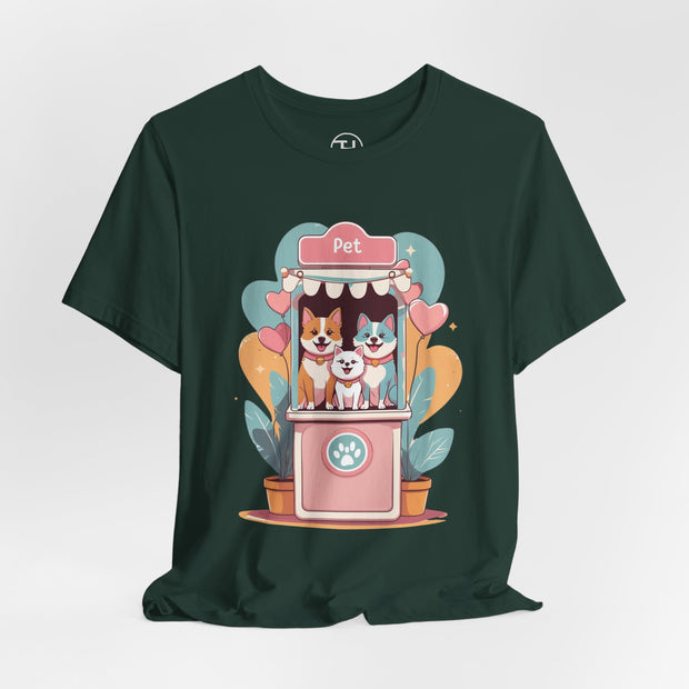 Cute Pet Adoption Jersey Tee