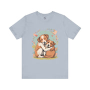 Cute Dog Love Short Sleeve Tee