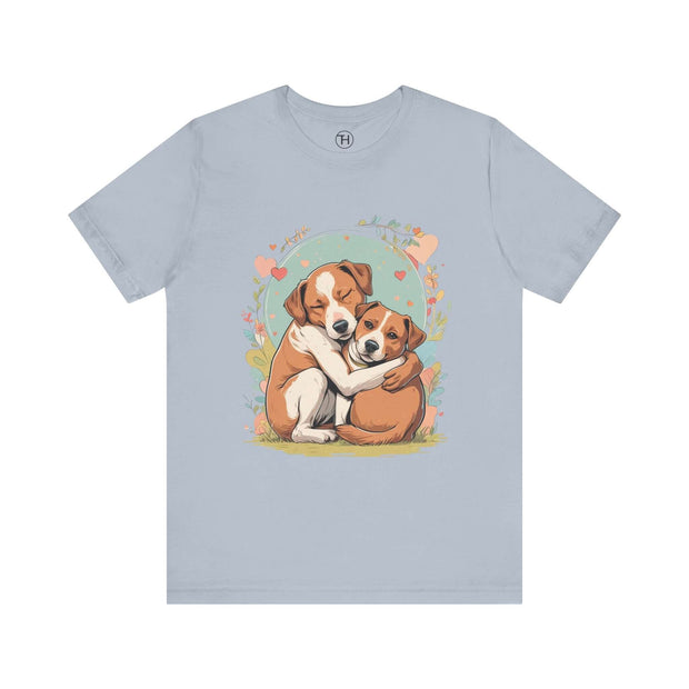 Cute Dog Love Short Sleeve Tee