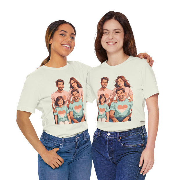 Heart Family Unisex Tee
