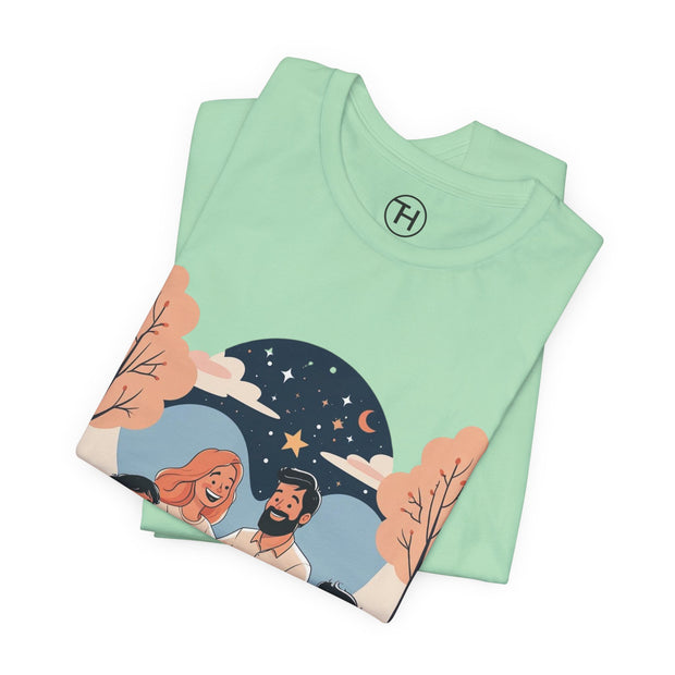 Cozy Family Campfire Tee – Perfect for Camping Trips