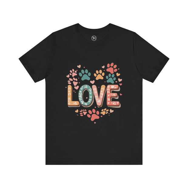 Love Paw Print Tee