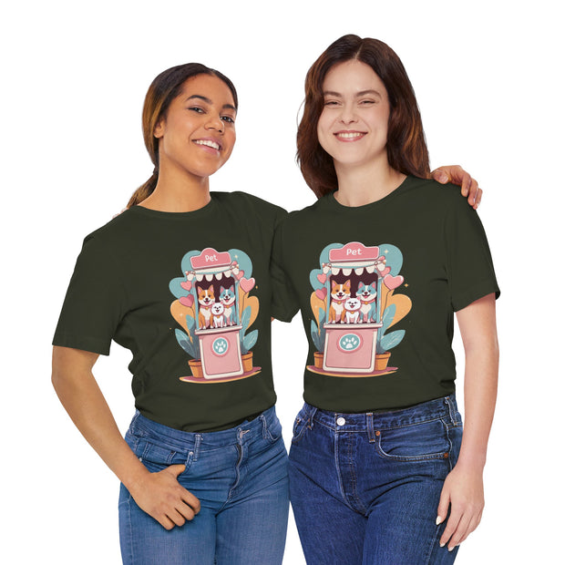 Cute Pet Adoption Jersey Tee