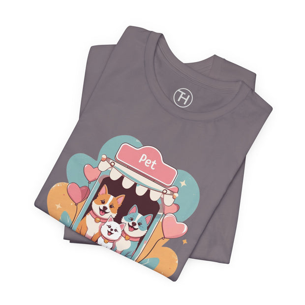 Cute Pet Adoption Jersey Tee