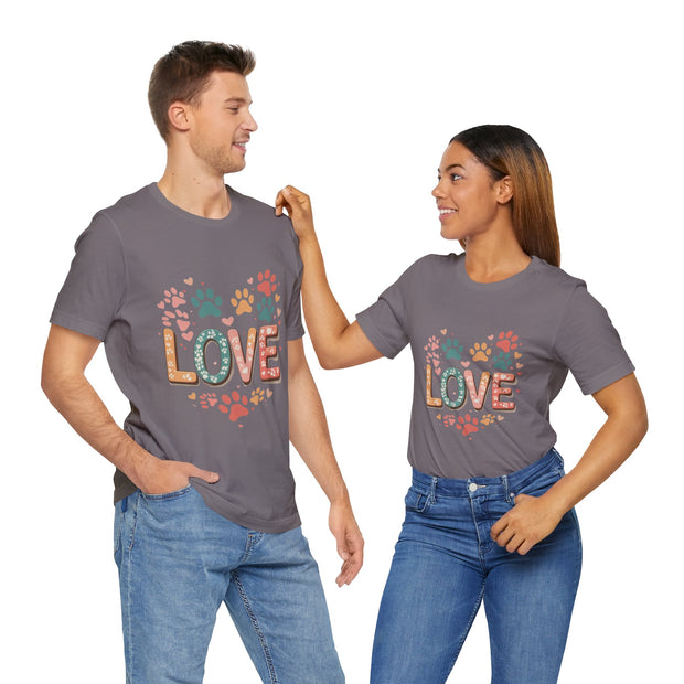 Love Paw Print Tee