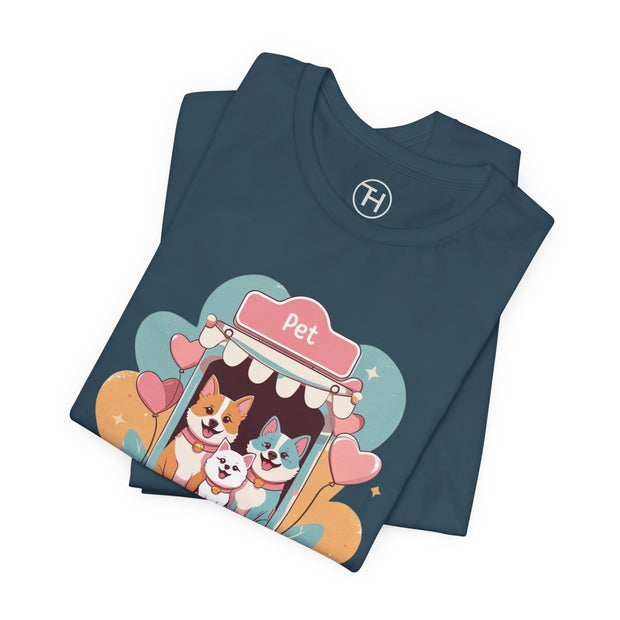 Cute Pet Adoption Jersey Tee