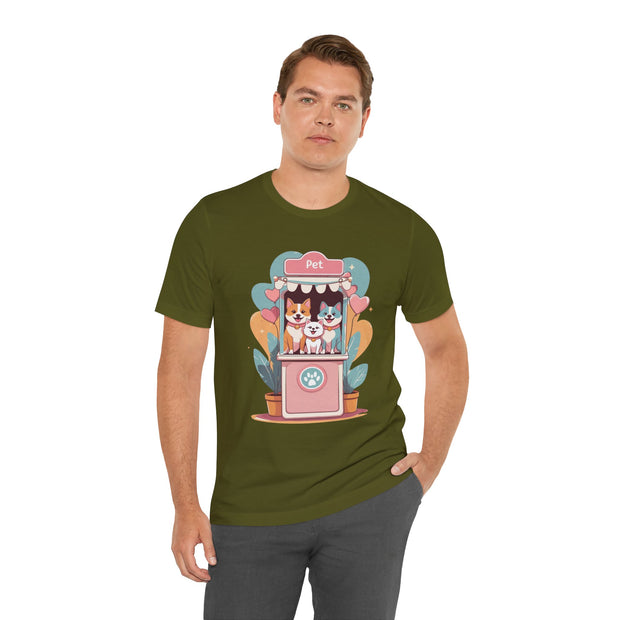 Cute Pet Adoption Jersey Tee