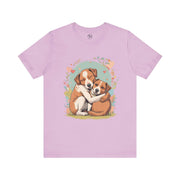 Cute Dog Love Short Sleeve Tee