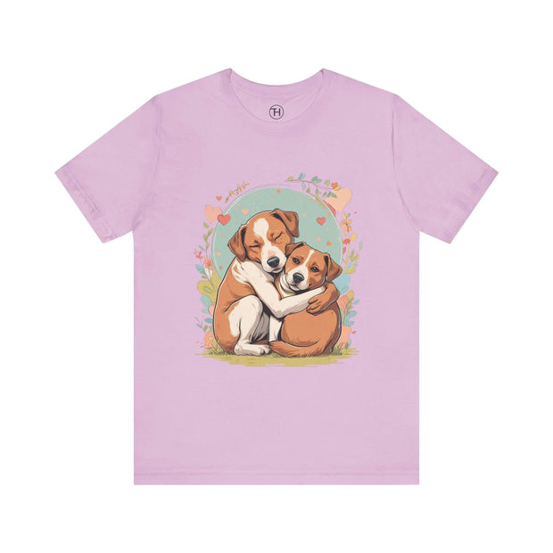 Cute Dog Love Short Sleeve Tee