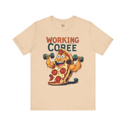Pizza Workout Tee - Funny Slice Gym Shirt, Fitness Apparel, Pizza Lover Gift, Quirky Humor T-Shirt, Unisex Workout Wear
