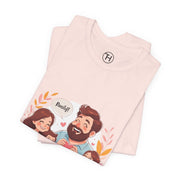 Family Love Unisex Jersey Tee - Father's Day and Mother's Day Gift Shirt
