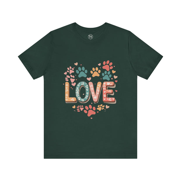 Love Paw Print Tee