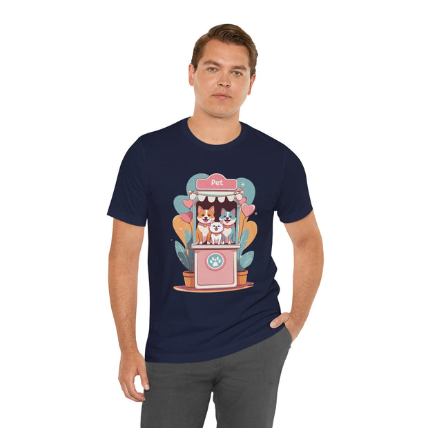 Cute Pet Adoption Jersey Tee