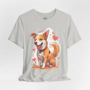 Cute Dog Love Unisex Tee