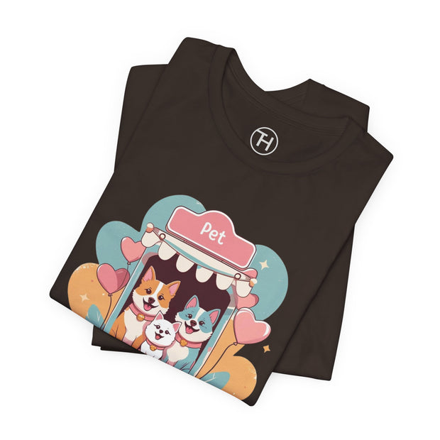 Cute Pet Adoption Jersey Tee