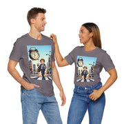 City Commute Unisex Tee, Stylish Graphic Tee, Casual Wear, Gift for Him/Her, Coffee Lover Shirt