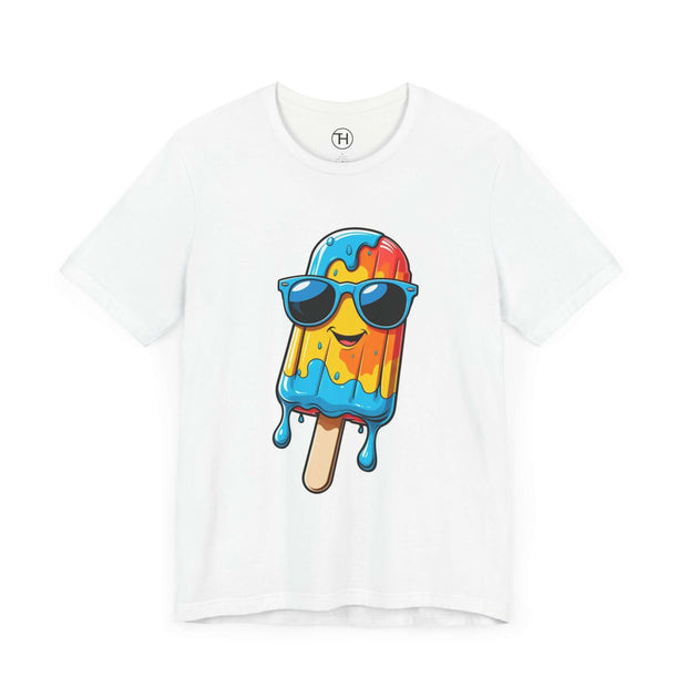 Cool Popsicle Graphic Tee, Summer T-Shirt, Unisex Jersey Tee, Fun Ice Cream Shirt, Gift for Ice Cream Lovers, Cute Casual Wear