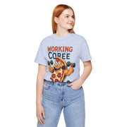 Pizza Workout Tee - Funny Slice Gym Shirt, Fitness Apparel, Pizza Lover Gift, Quirky Humor T-Shirt, Unisex Workout Wear