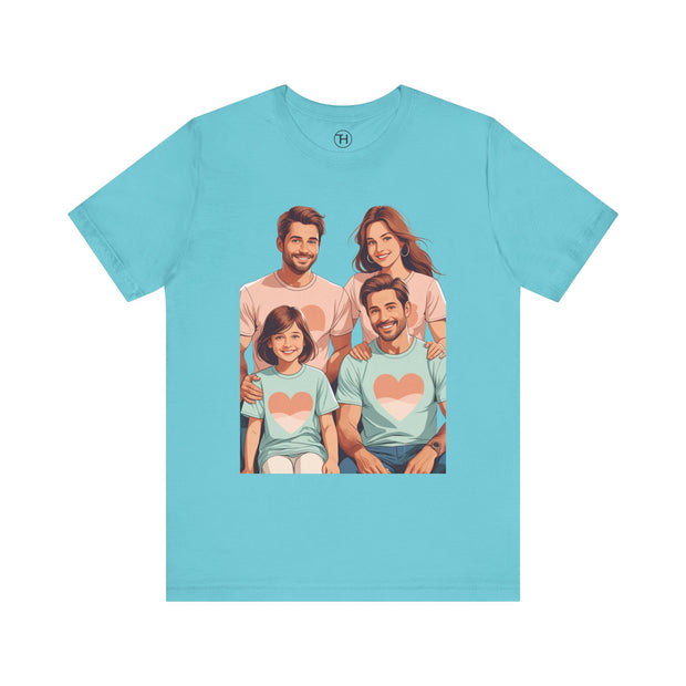 Heart Family Unisex Tee