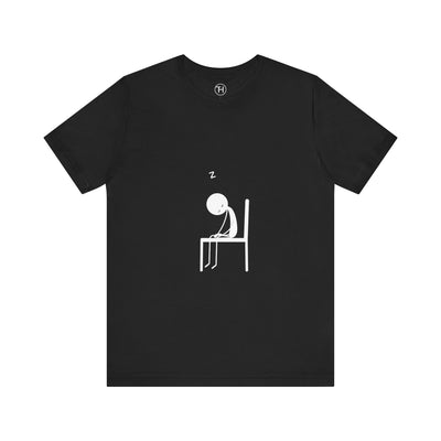 Sleepy T-Shirt - Relaxing Stick Figure Design - Hover View