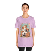 Cute Dog Love Short Sleeve Tee
