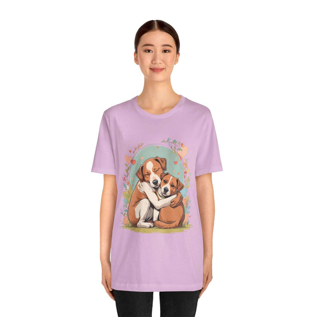 Cute Dog Love Short Sleeve Tee