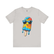 Cool Popsicle Graphic Tee, Summer T-Shirt, Unisex Jersey Tee, Fun Ice Cream Shirt, Gift for Ice Cream Lovers, Cute Casual Wear