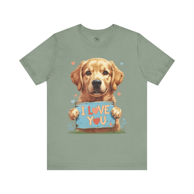 Adorable Dog Love Tee