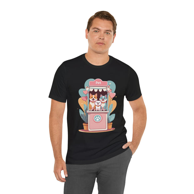 Cute Pet Adoption Jersey Tee