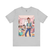 Funny Family Chaos Tee, Unisex Graphic Shirt, Parenting Humor T-Shirt, Ideal Gift for Dad, Quirky Casual Wear