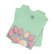 Animal Lover Heart Paw Print Tee