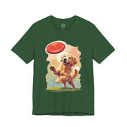 Golden Retriever Frisbee Tee