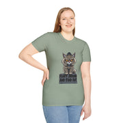 Funny Cat Graphic T-Shirt, Fluff Around and Find Out Tee, Cat Lover Gift, Unisex Humor Shirt, Casual Everyday Wear