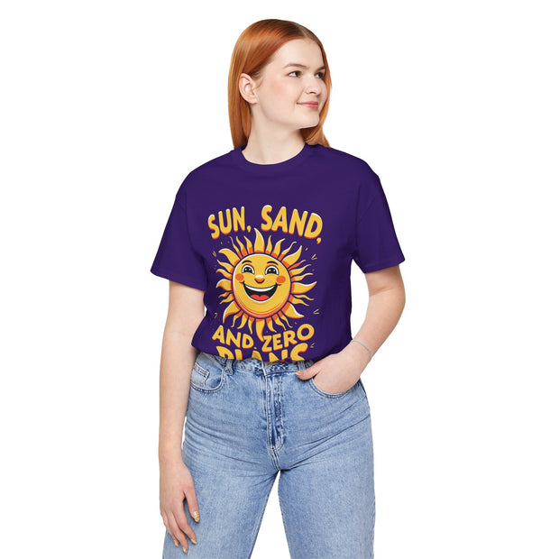 Sunny Vibes Tee | Unisex Short Sleeve Tee, Summer Shirt